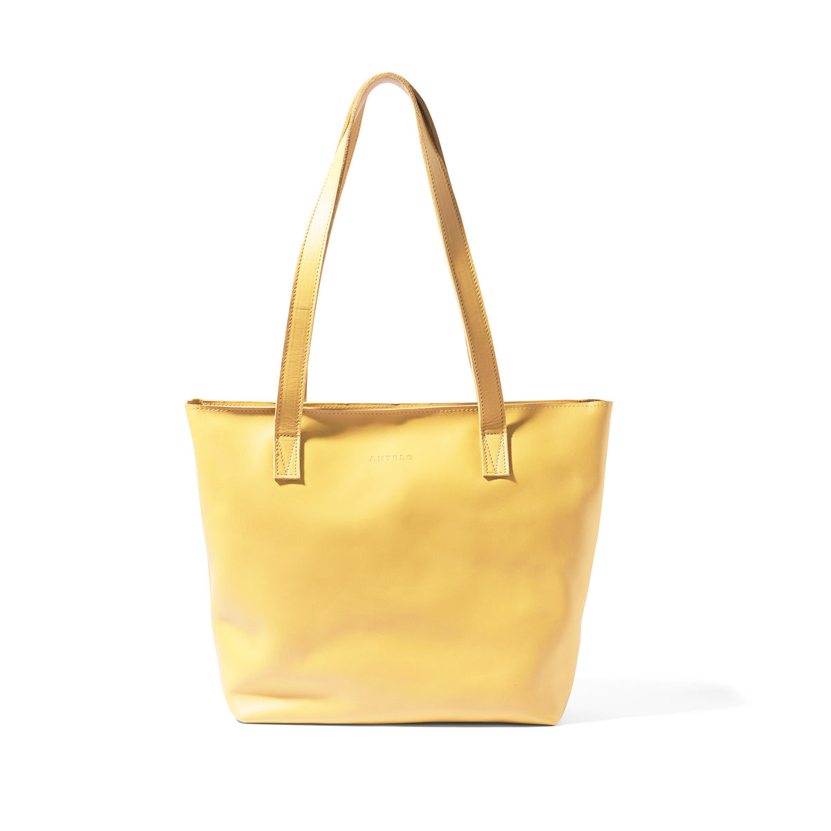 Emmy unlined Leather Tote with Zip - MINOR FLAW