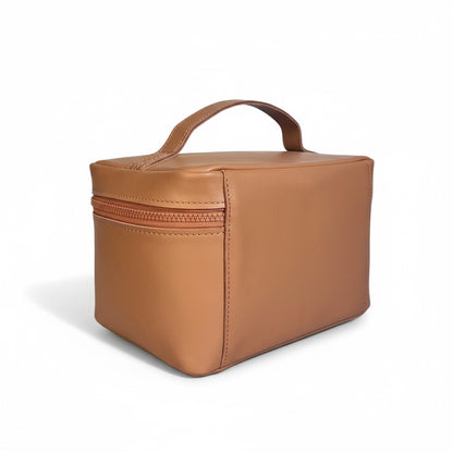 Liv Large Leather Top Handle Vanity