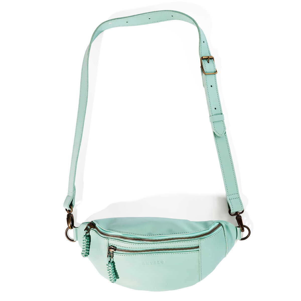 River adjustable leather moon-bag - MINOR FLAW