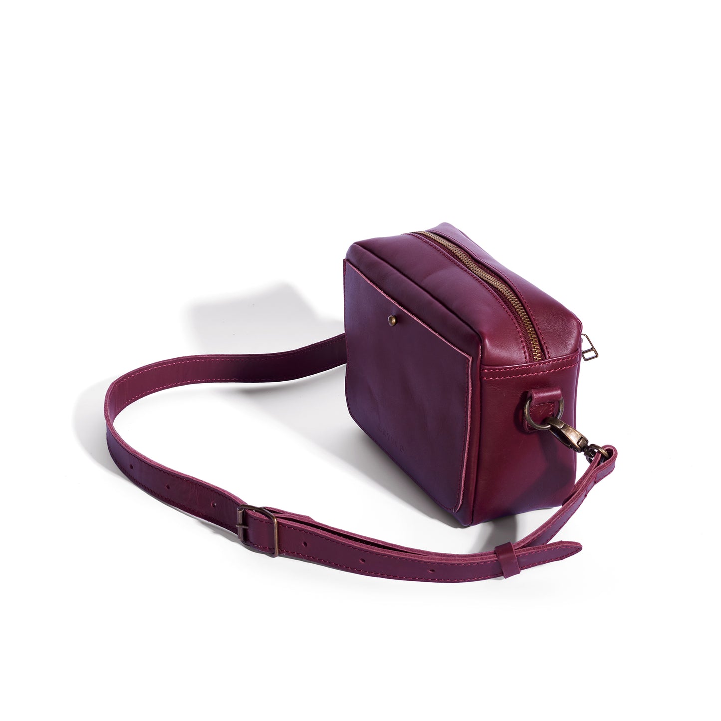 Nixie Leather Camera Crossbody