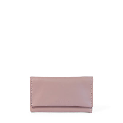 Evie Three-Quarter Leather Trifold Wallet - OUTLET