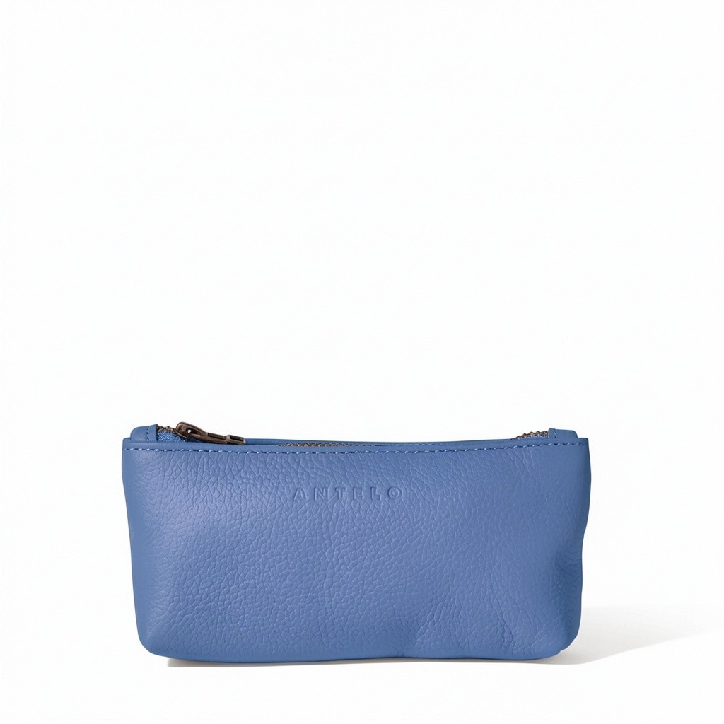 Sofia leather zip pouch - End of Season