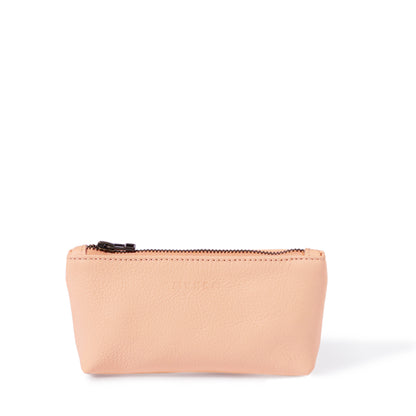 Sofia leather zip pouch - CLEARANCE
