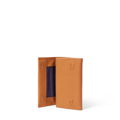 Evie Three-Quarter Leather Trifold Wallet - OUTLET