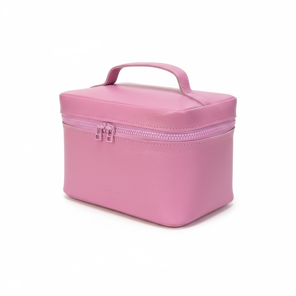 Liv Large Leather Top Handle Vanity - MINOR FLAW