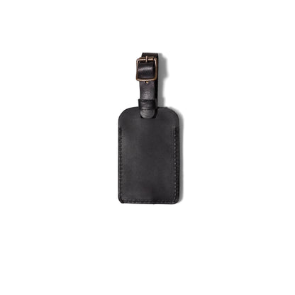 Miles leather luggage tag - CLEARANCE