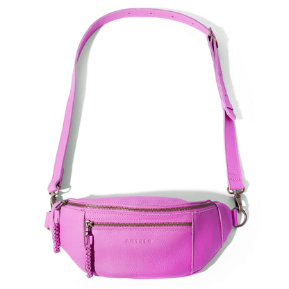 River adjustable leather moon-bag - END OF SEASON