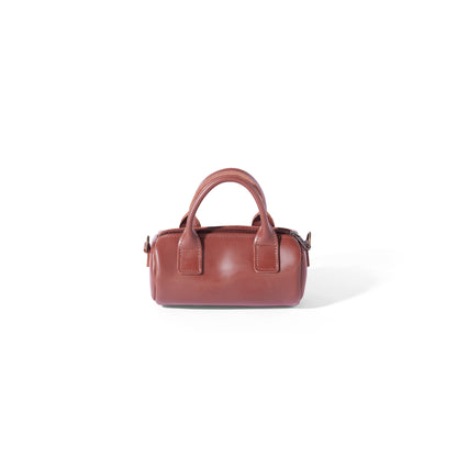 Indo leather mini barrel crossbody - CLEARANCE