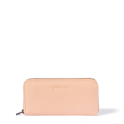 Hayley leather zip-around wallet - CLEARANCE