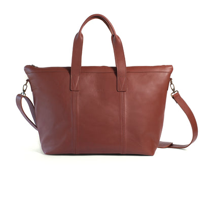 Murray leather overnight bag - MADE TO ORDER