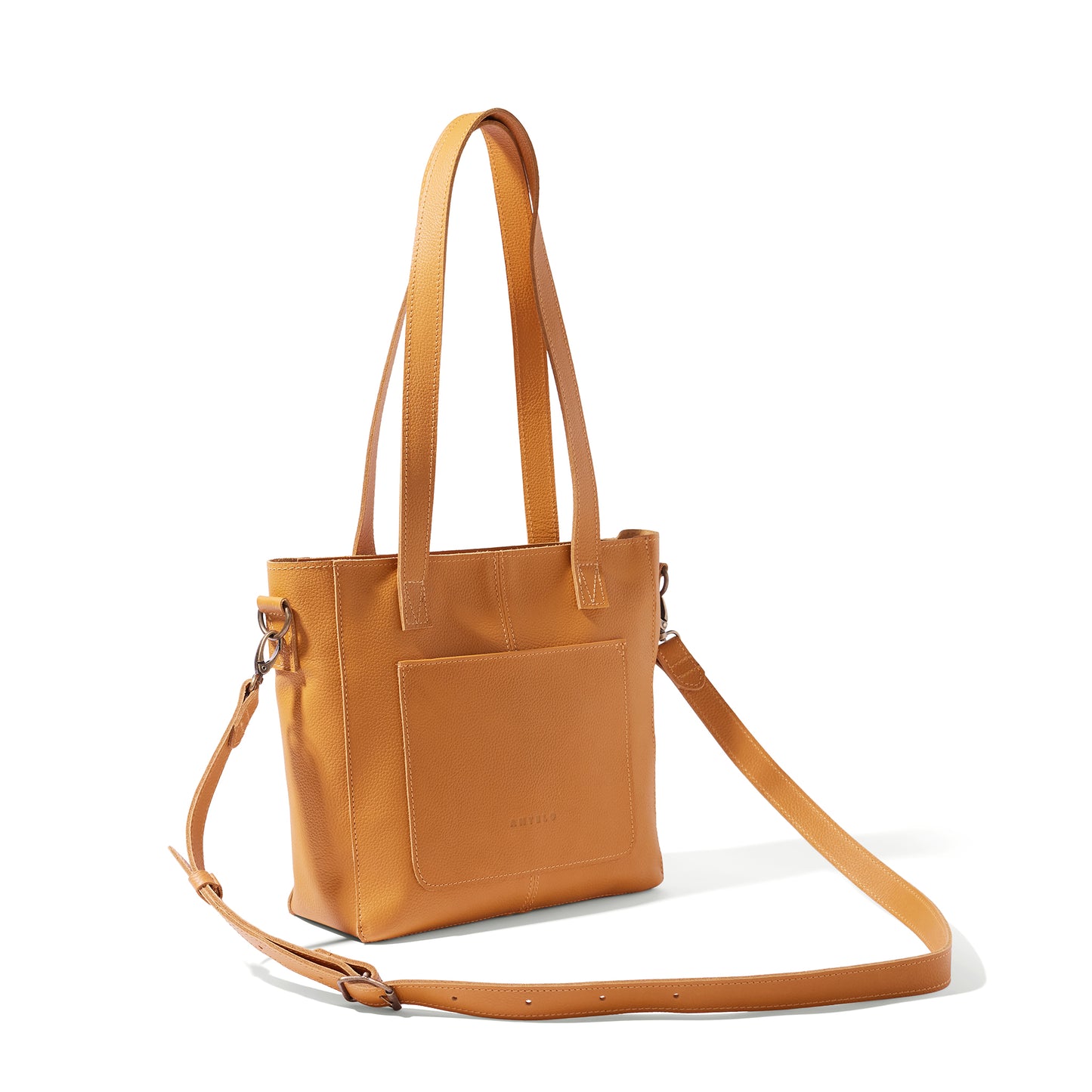 Harley leather unlined crossbody tote