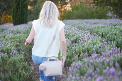 Zazi Petite leather crossbody tote - CLEARANCE