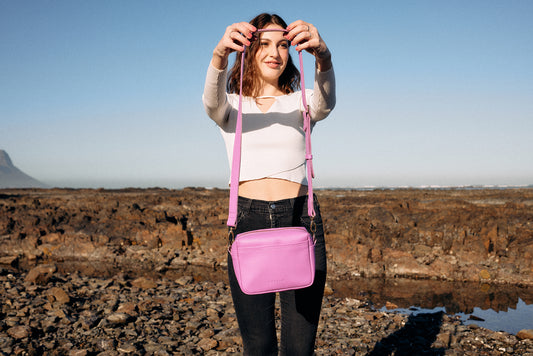 Lesedi Leather Mini Box Bag - FINAL CLEARANCE