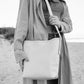 Dune Leather Crossbody Bucket Bag - MINOR FLAW