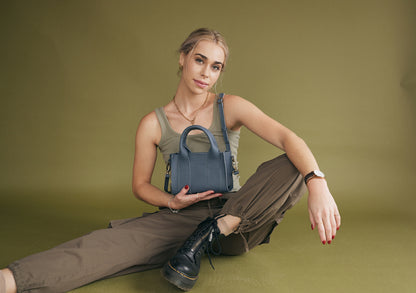 Berkley leather mini crossbody shopper - END OF SEASON