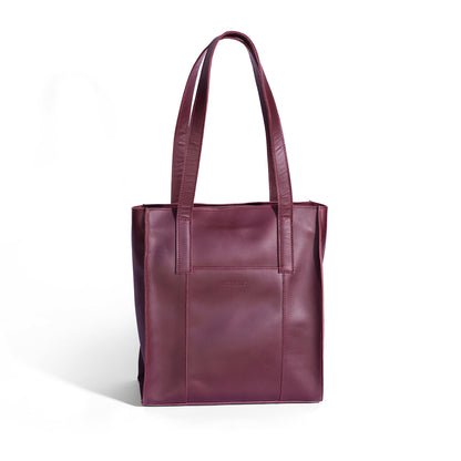 Delta North-South Business Leather Tote Bag