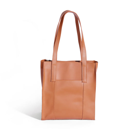 Antelo Tote Delta North-South Business Leather Tote Bag