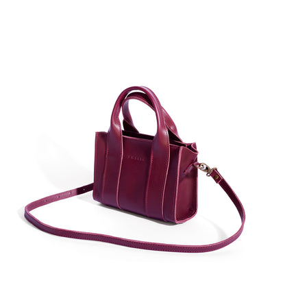 Berkley leather mini crossbody shopper