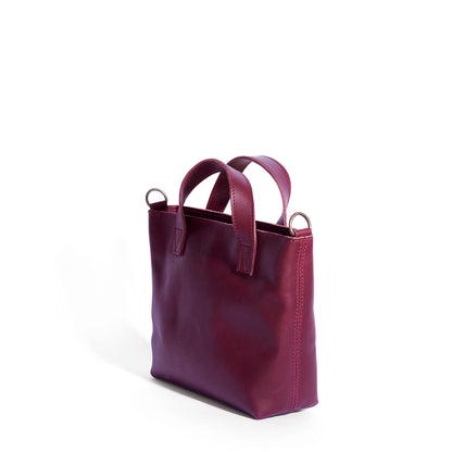 Zazi Petite leather crossbody tote