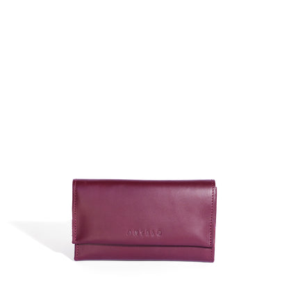 Evie Three-Quarter Leather Trifold Wallet