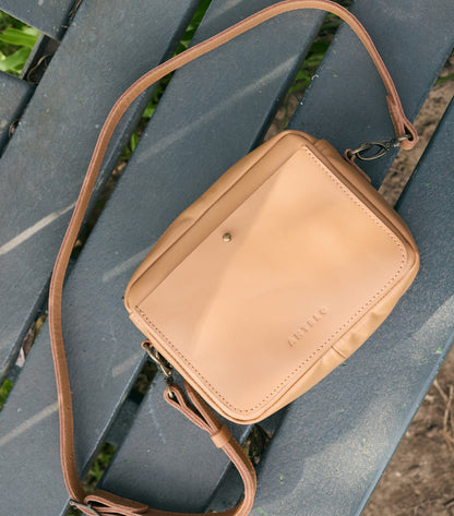 Nixie Leather Camera Crossbody