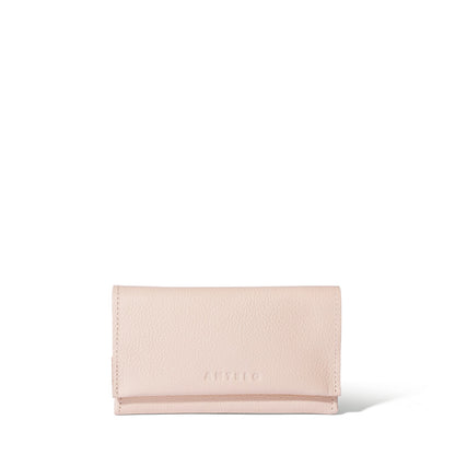 Evie Three-Quarter Leather Trifold Wallet - MINOR FLAW
