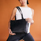 Harley leather unlined crossbody tote