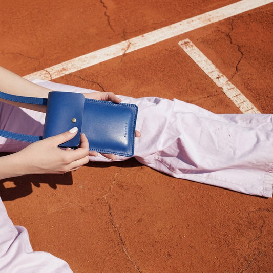 Benji Minimalist Leather Phone Bag - End of Season