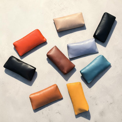 Sofia leather zip pouch - BFCM