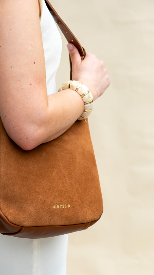 Buckley Unlined Leather Hobo Shoulder Bag