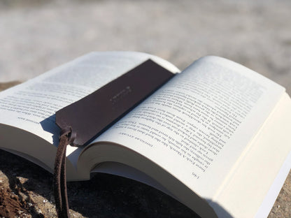 Zuri Leather Bookmark - End of Season