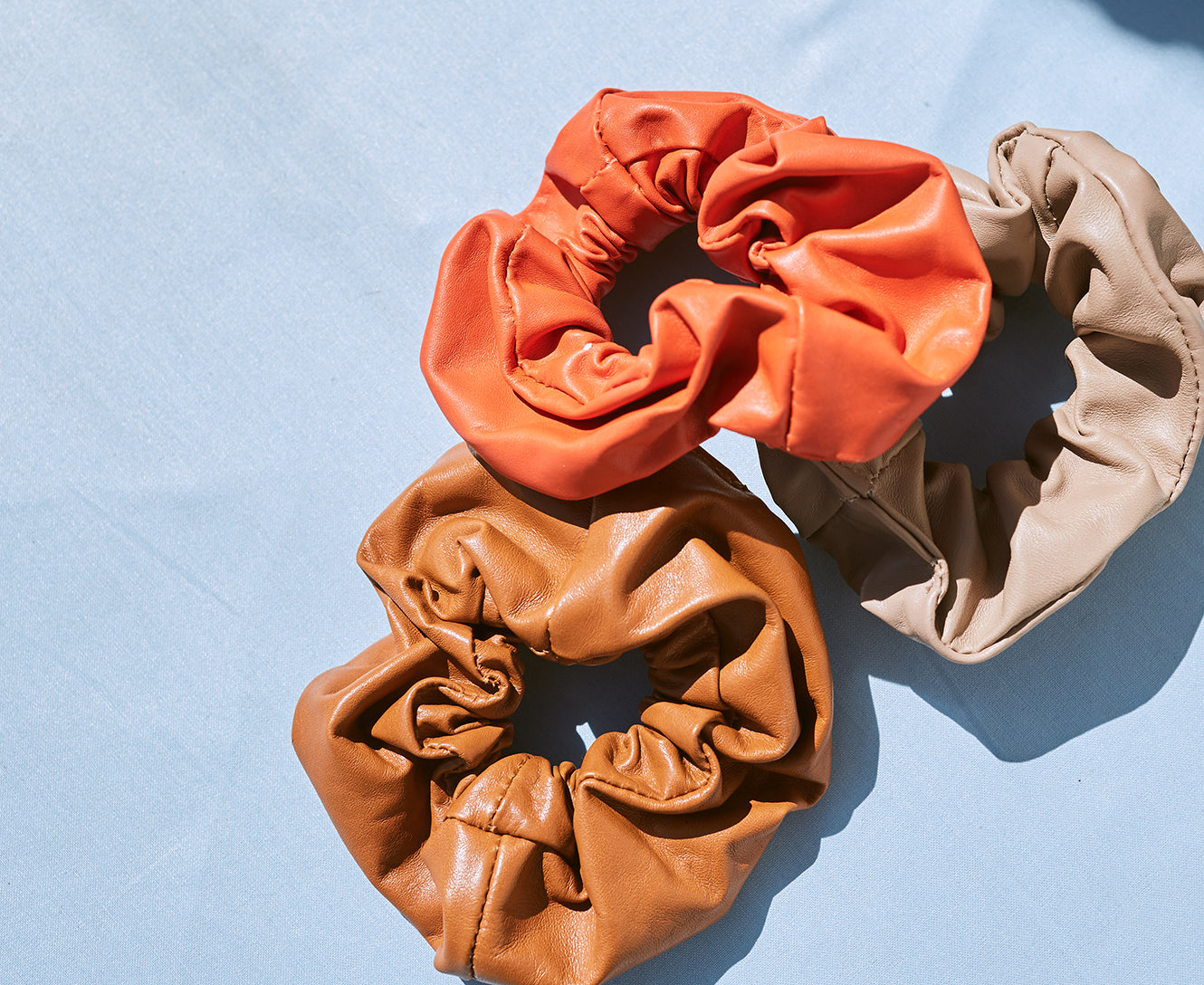 Ty Leather Scrunchie - End of Range