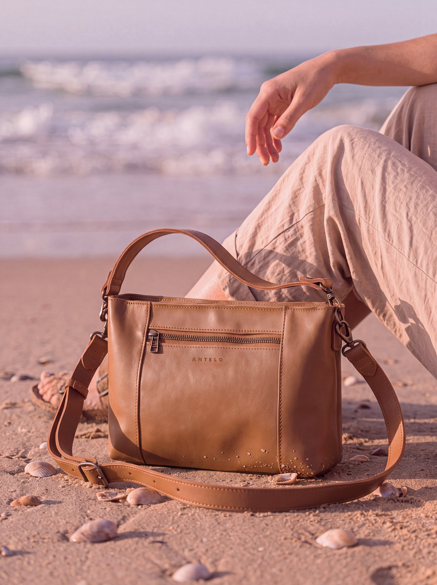 Margo Leather Crossbody + Shoulder Strap - END OF SEASON