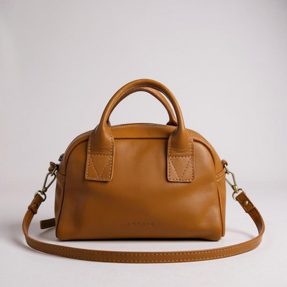 Khaleesi Leather Mini Bowler Crossbody