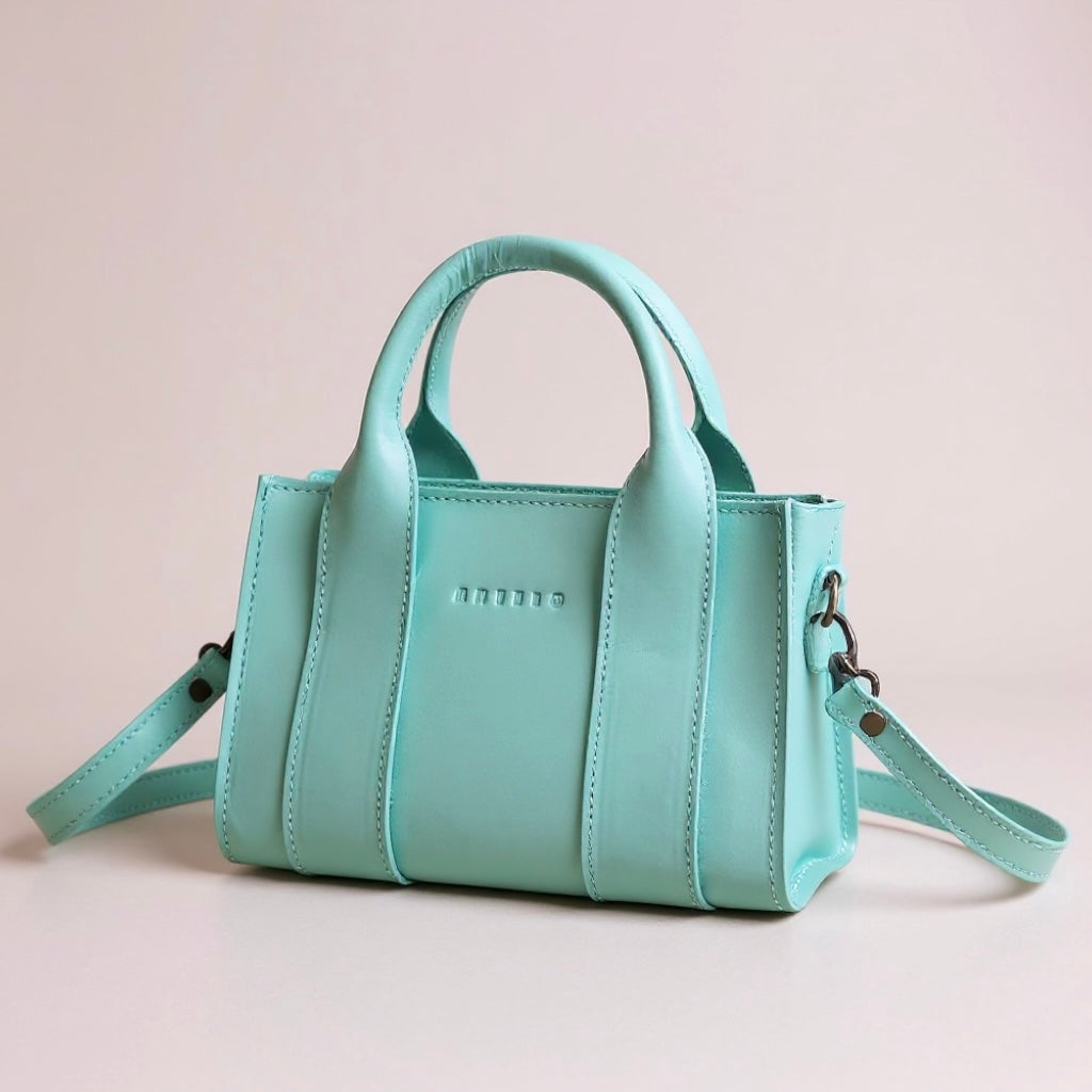 Berkley leather mini crossbody shopper