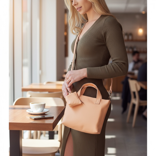 Zazi Petite leather crossbody tote - CLEARANCE