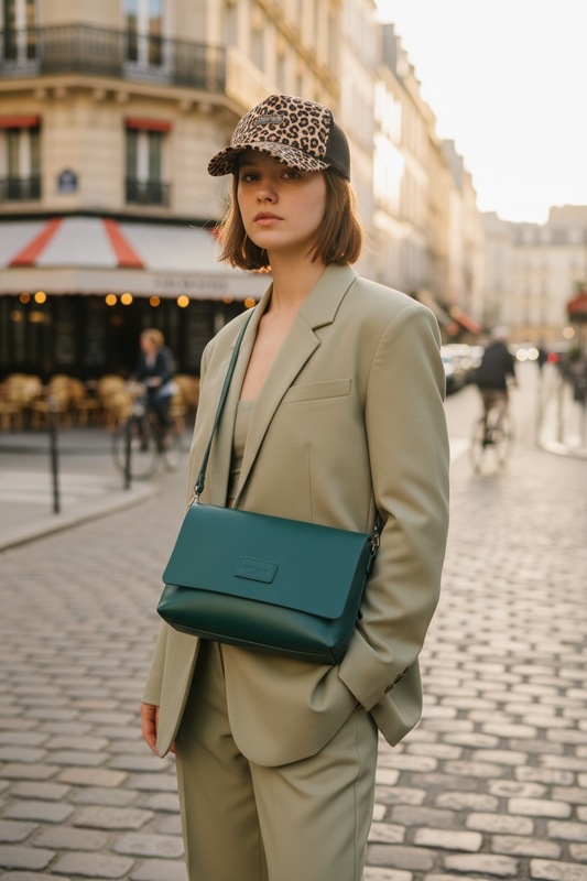 Jeanie XL leather crossbody