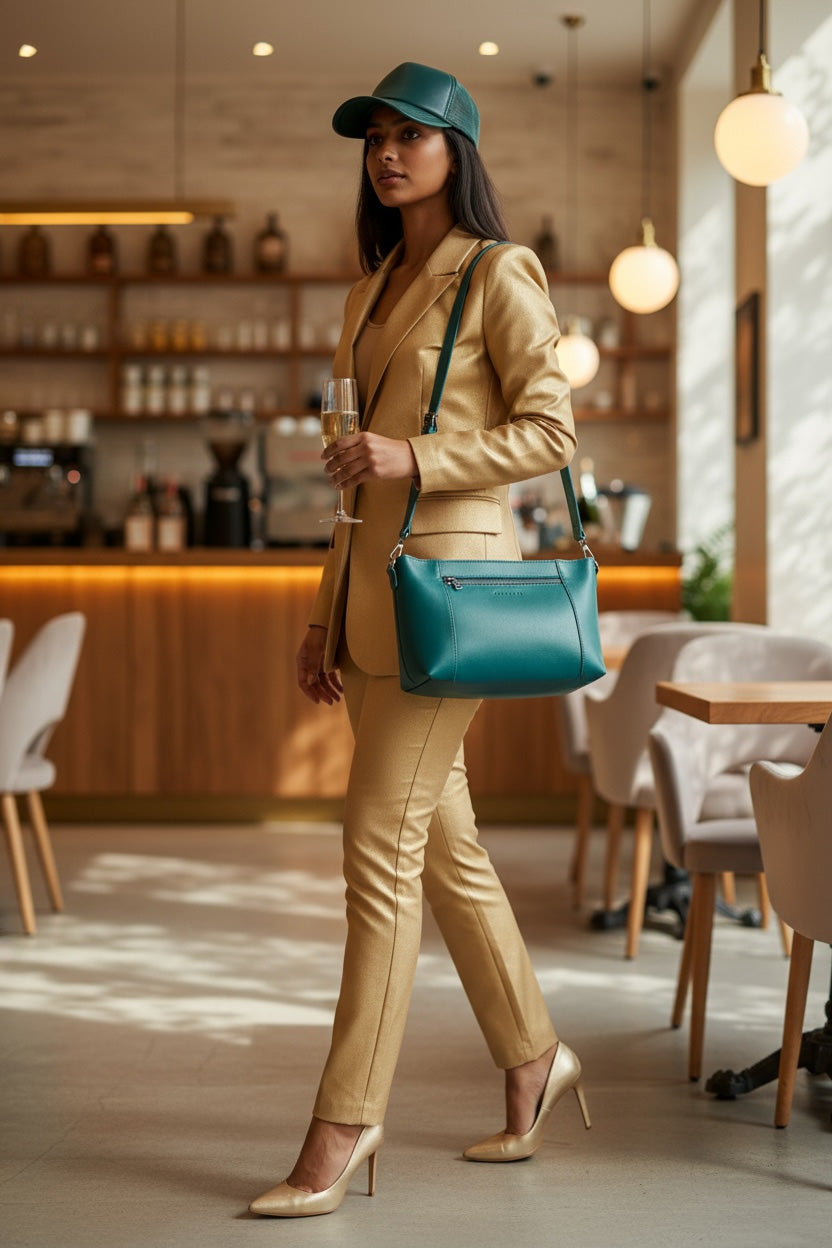 Margo Leather Crossbody + Shoulder Strap