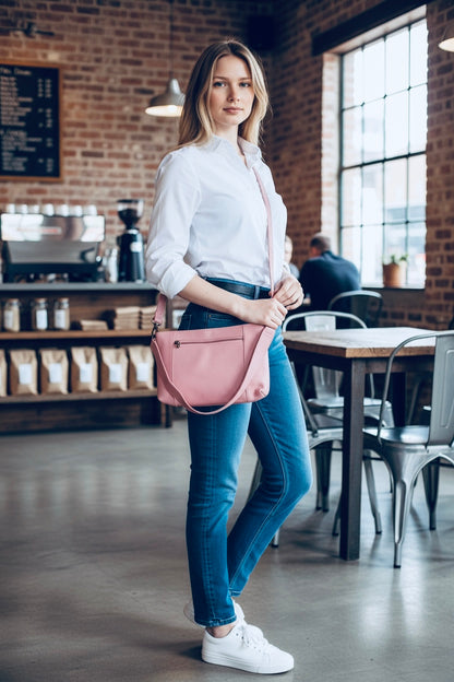 Margo Leather Crossbody + Shoulder Strap - OUTLET