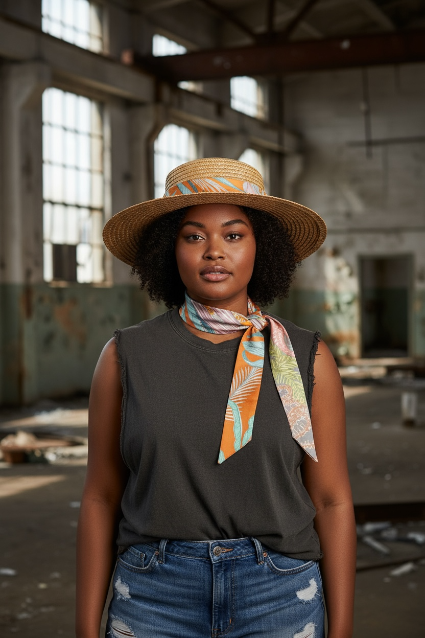 Wanderland Collective Silk Twilly