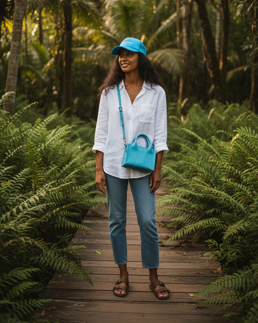 Berkley leather mini crossbody shopper - OUTLET