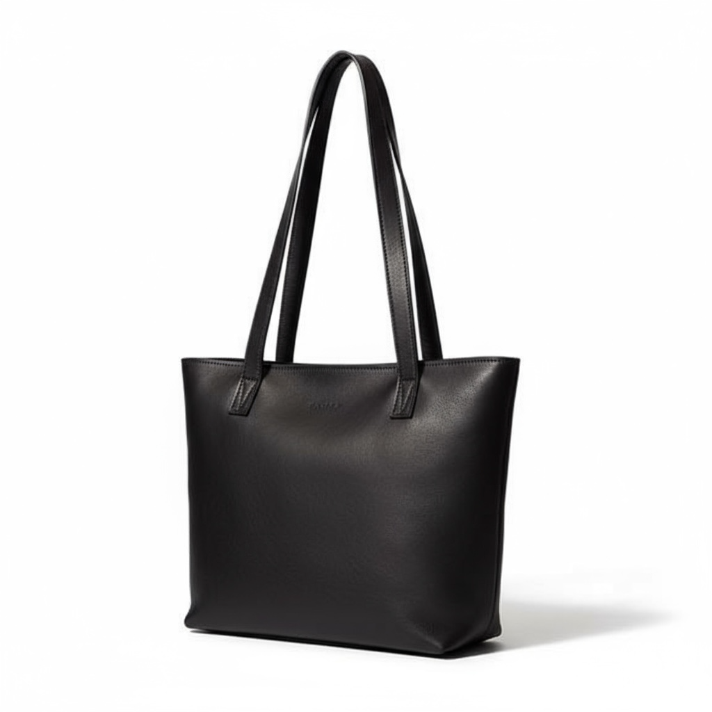 Emmy unlined Leather Tote with Zip