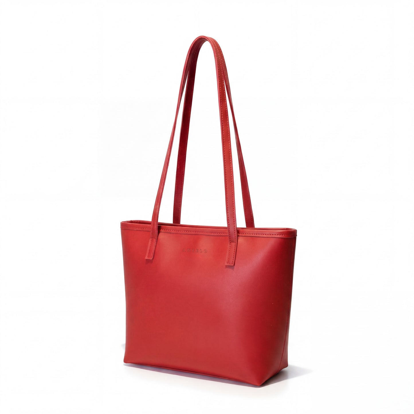 Mezzo Lined Leather Tote with Zip - MINOR FLAW