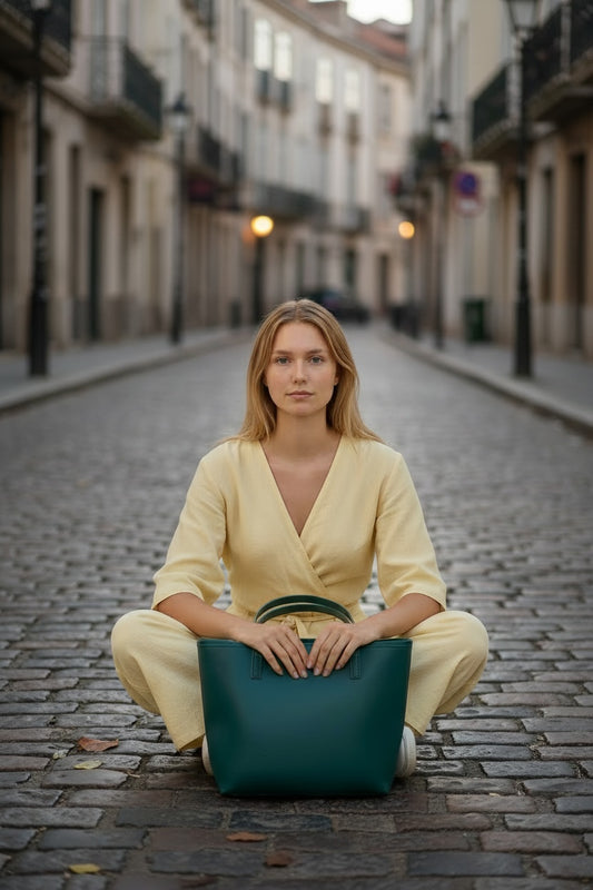 Antelo Tote Mezzo Lined Leather Tote with Zip