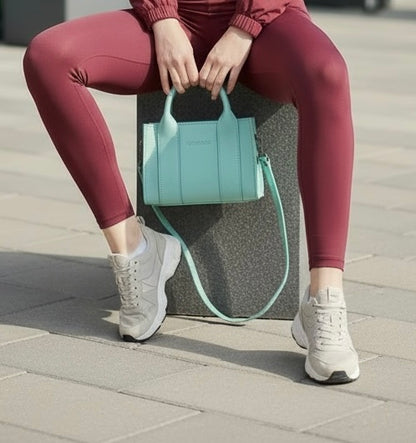 Berkley leather mini crossbody shopper