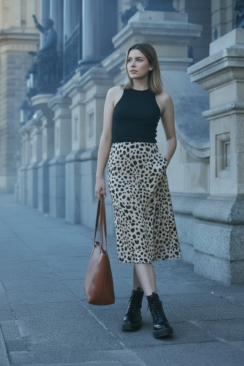 Emmy unlined Leather Tote with Zip