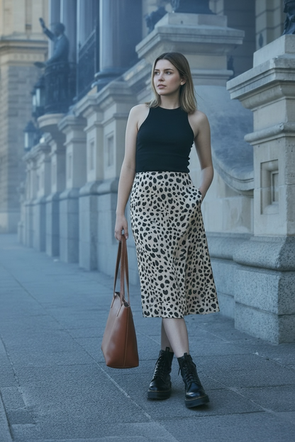 Emmy unlined Leather Tote with Zip