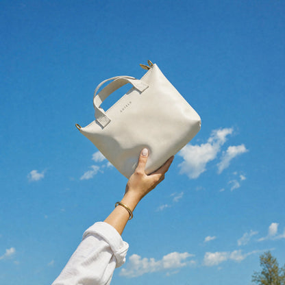Zazi Petite leather crossbody tote