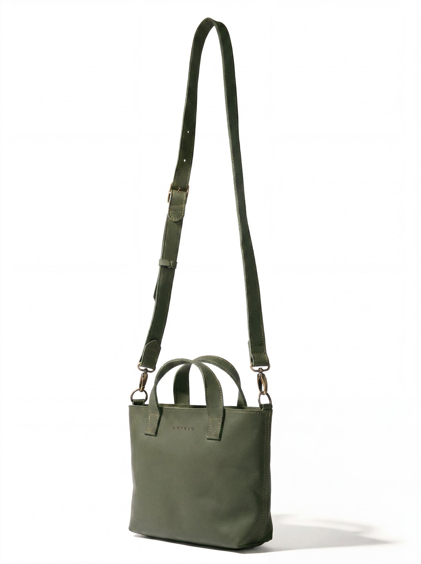Zazi Petite leather crossbody tote