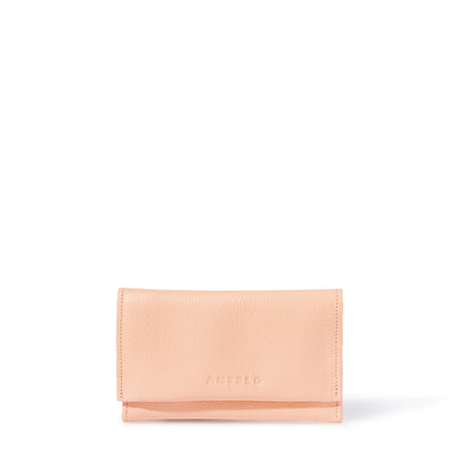 Evie Three-Quarter Leather Trifold Wallet - CLEARANCE